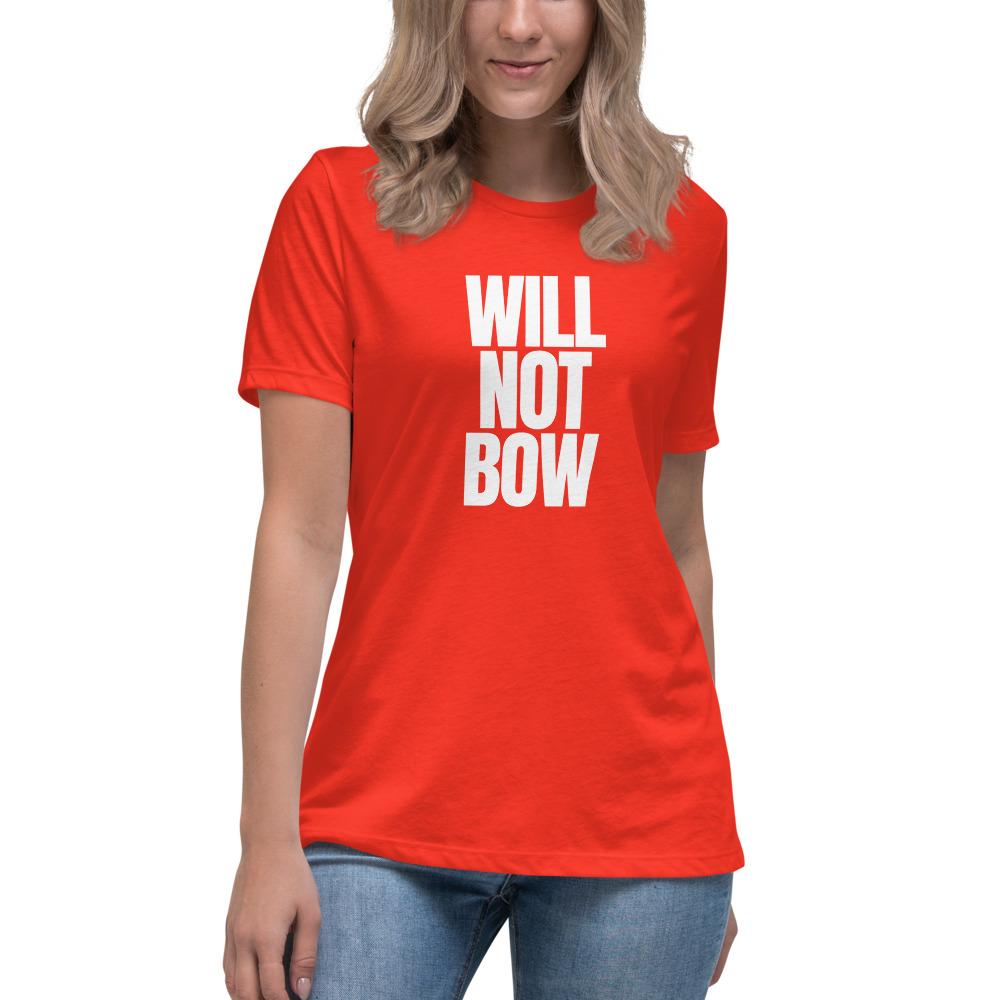 Will Not Bow Women's Lax-Tee - Truthberry