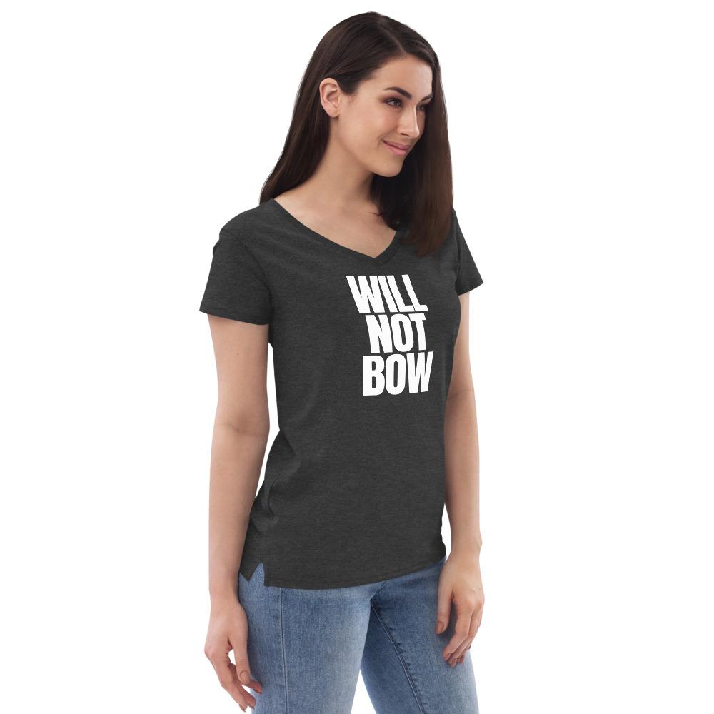 Will Not Bow Women’s V-Tee - Truthberry