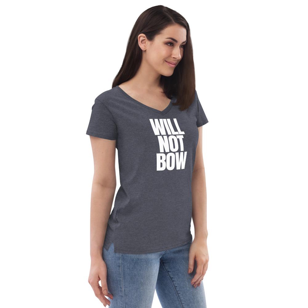 Will Not Bow Women’s V-Tee - Truthberry