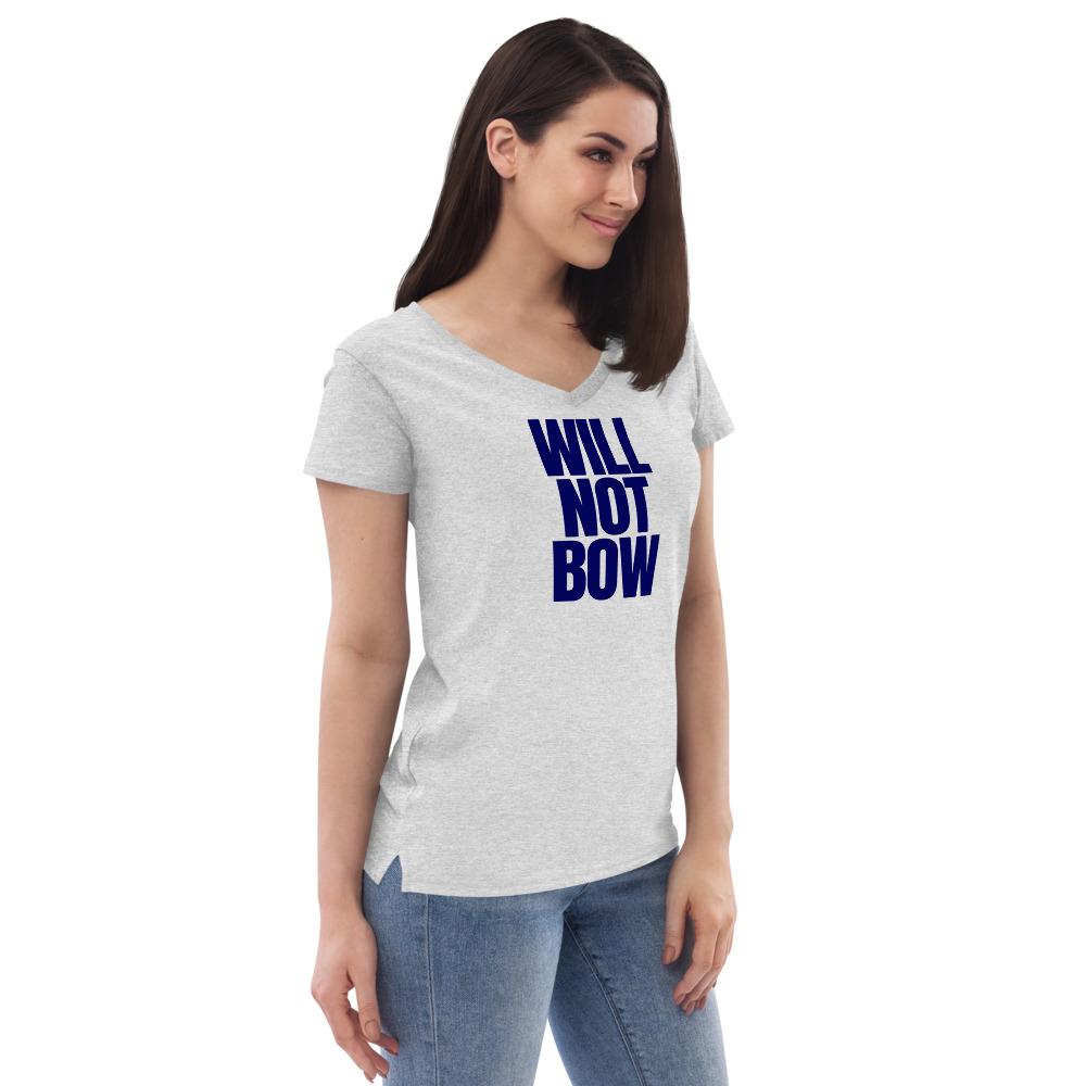 Will Not Bow Women’s V-Tee - Truthberry