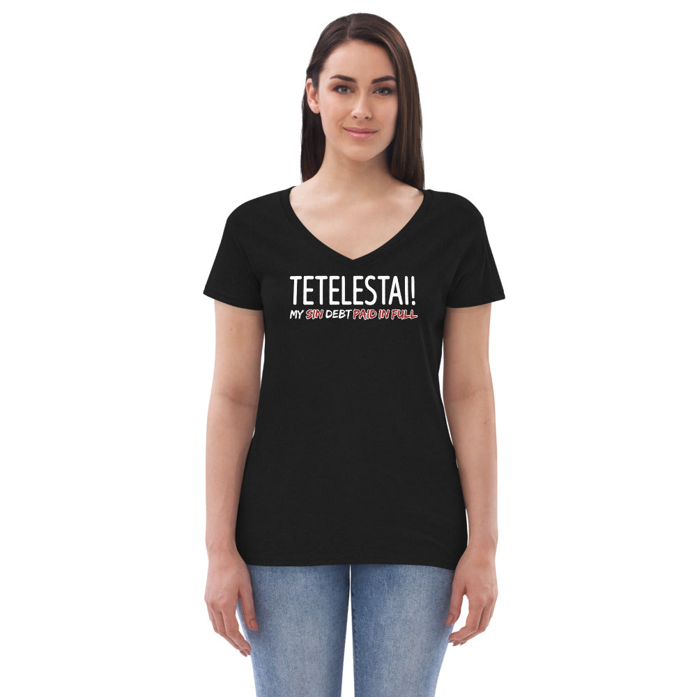 Tetelestai Women’s V-Tee