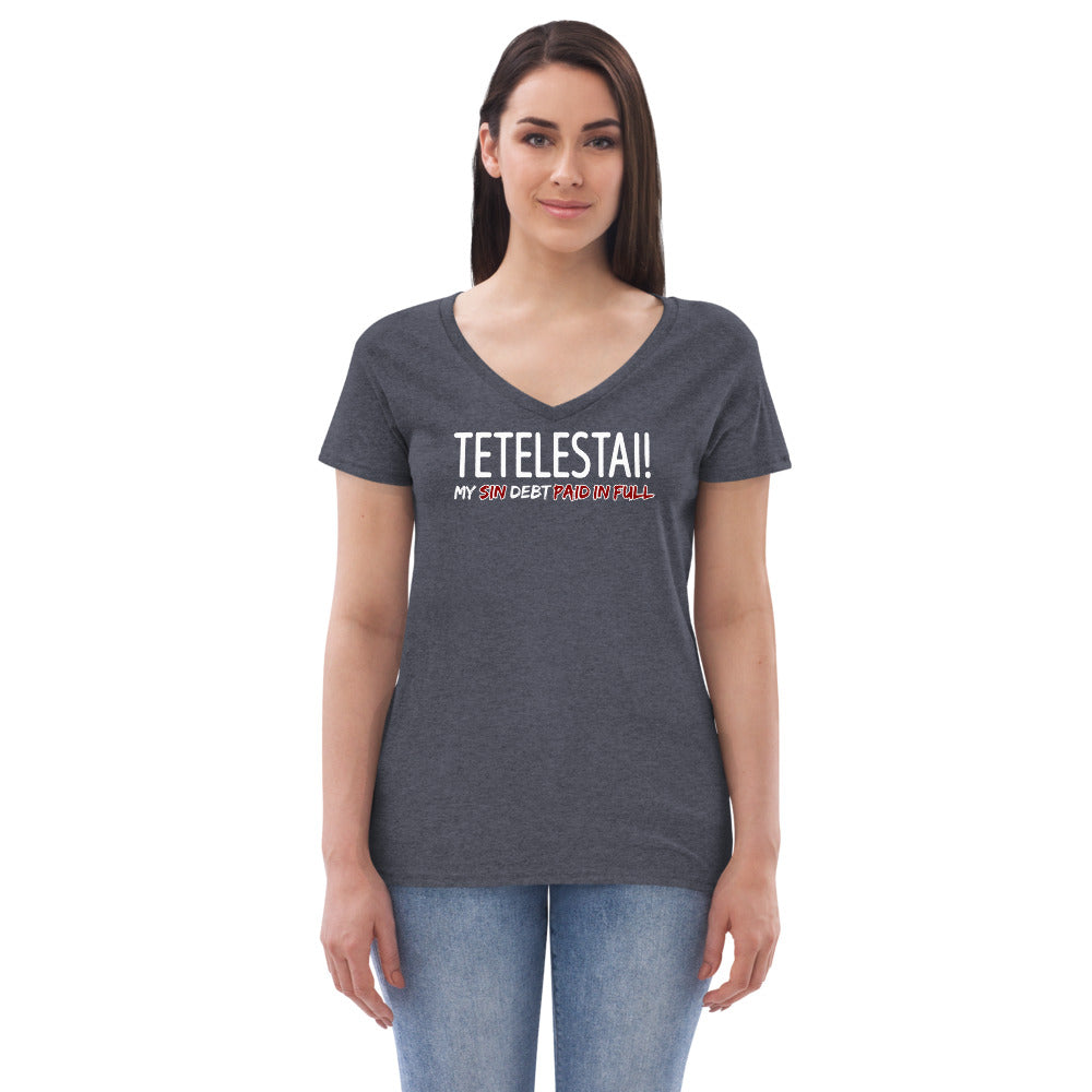 Tetelestai Women’s V-Tee