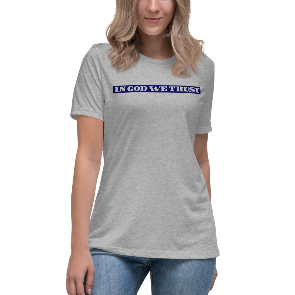 God's Trust Women's Lax-Tee