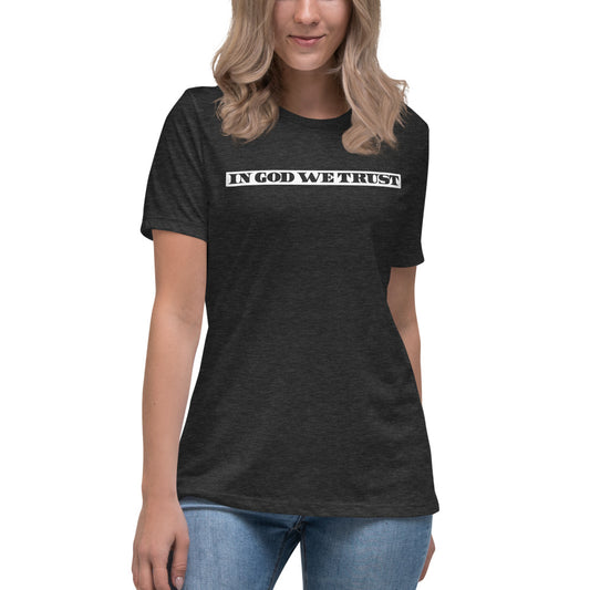 God's Trust Women's Lax-Tee