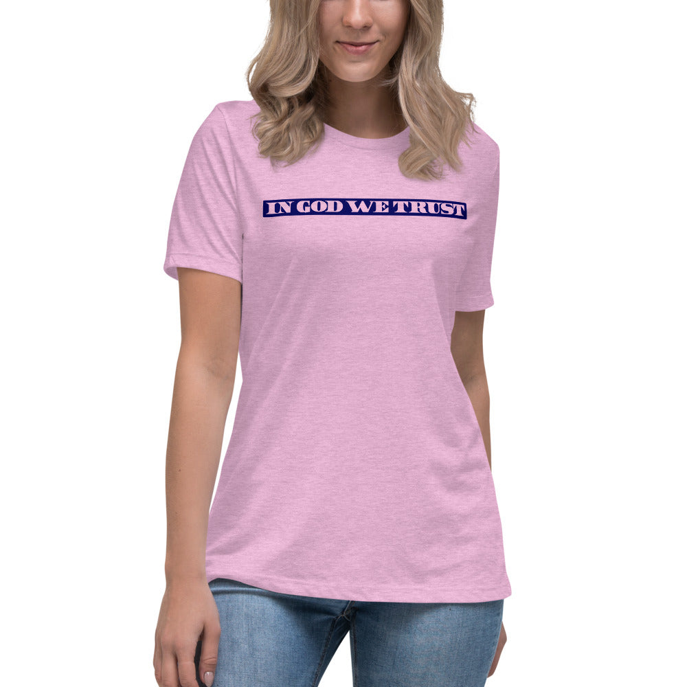 God's Trust Women's Lax-Tee