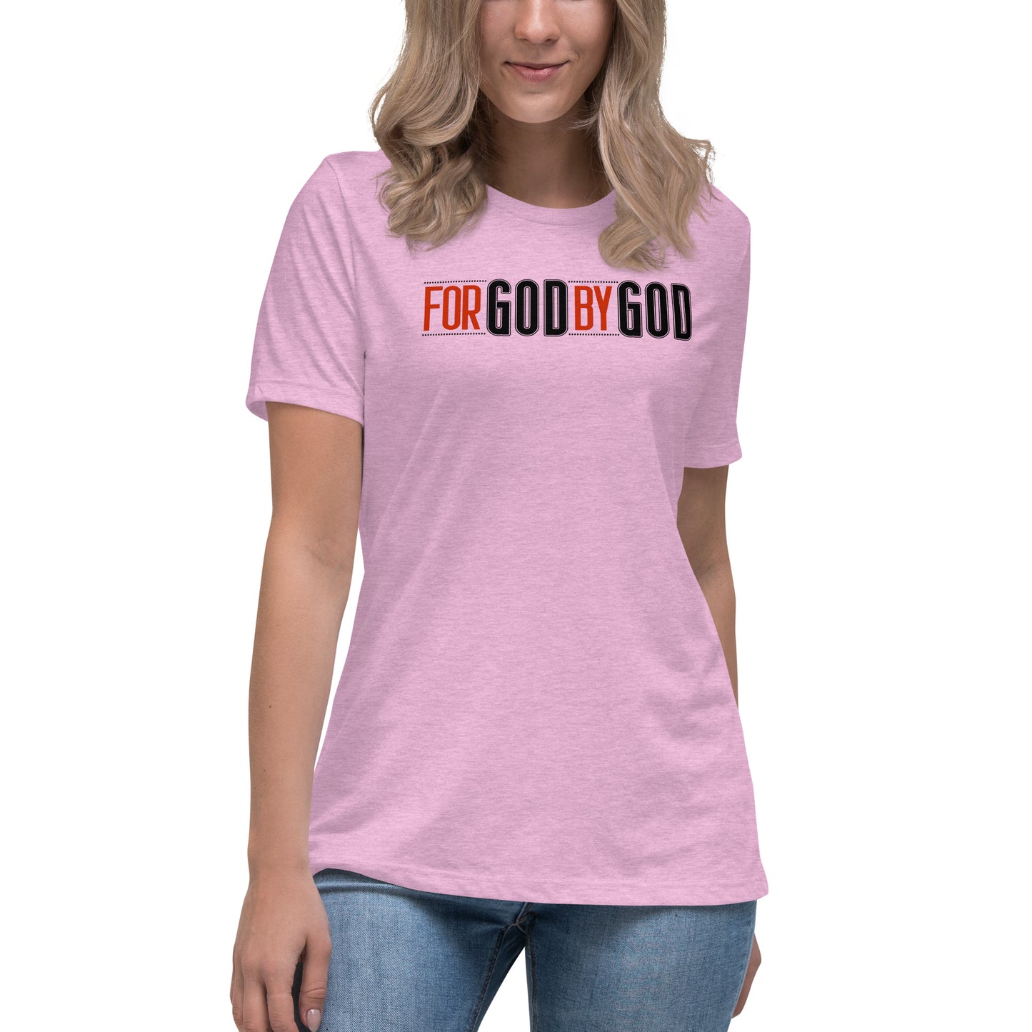 For God Women's Lax-Tee