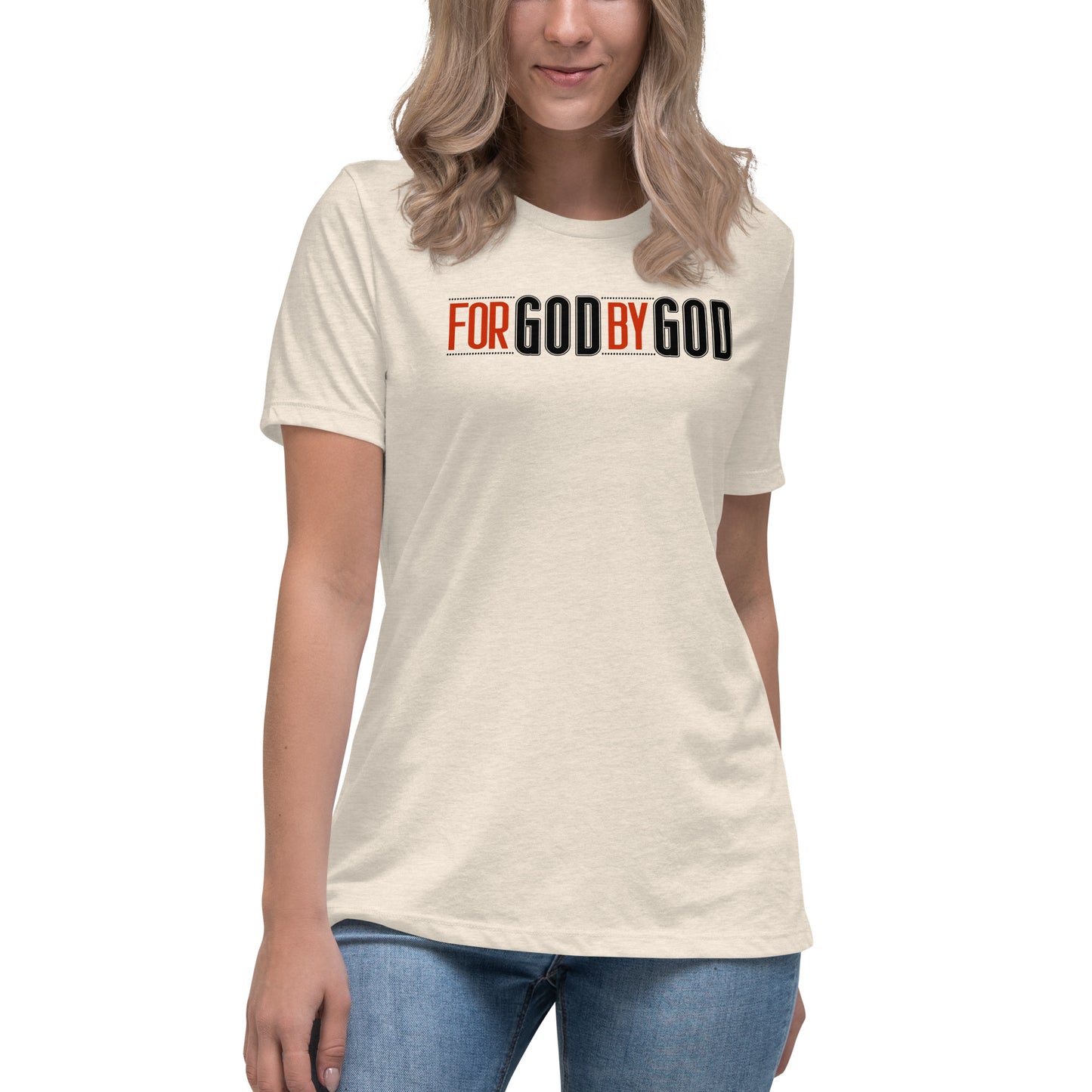 For God Women's Lax-Tee