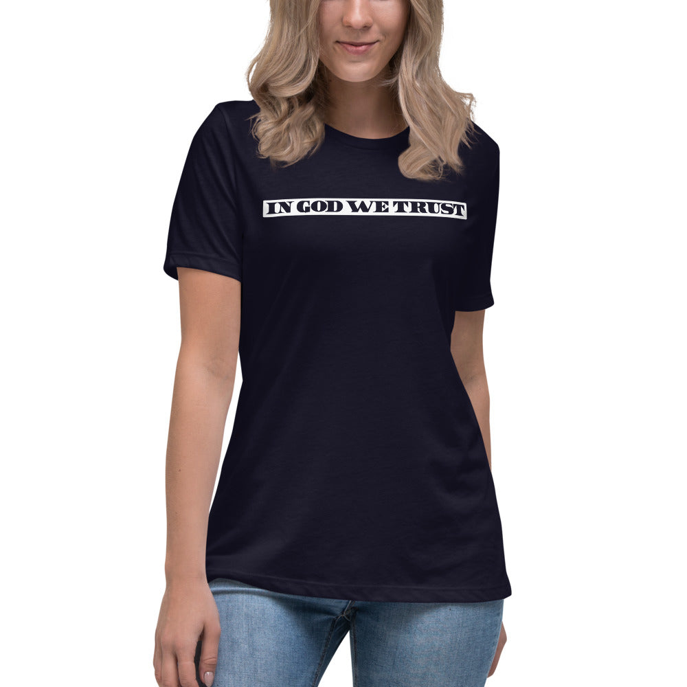 God's Trust Women's Lax-Tee