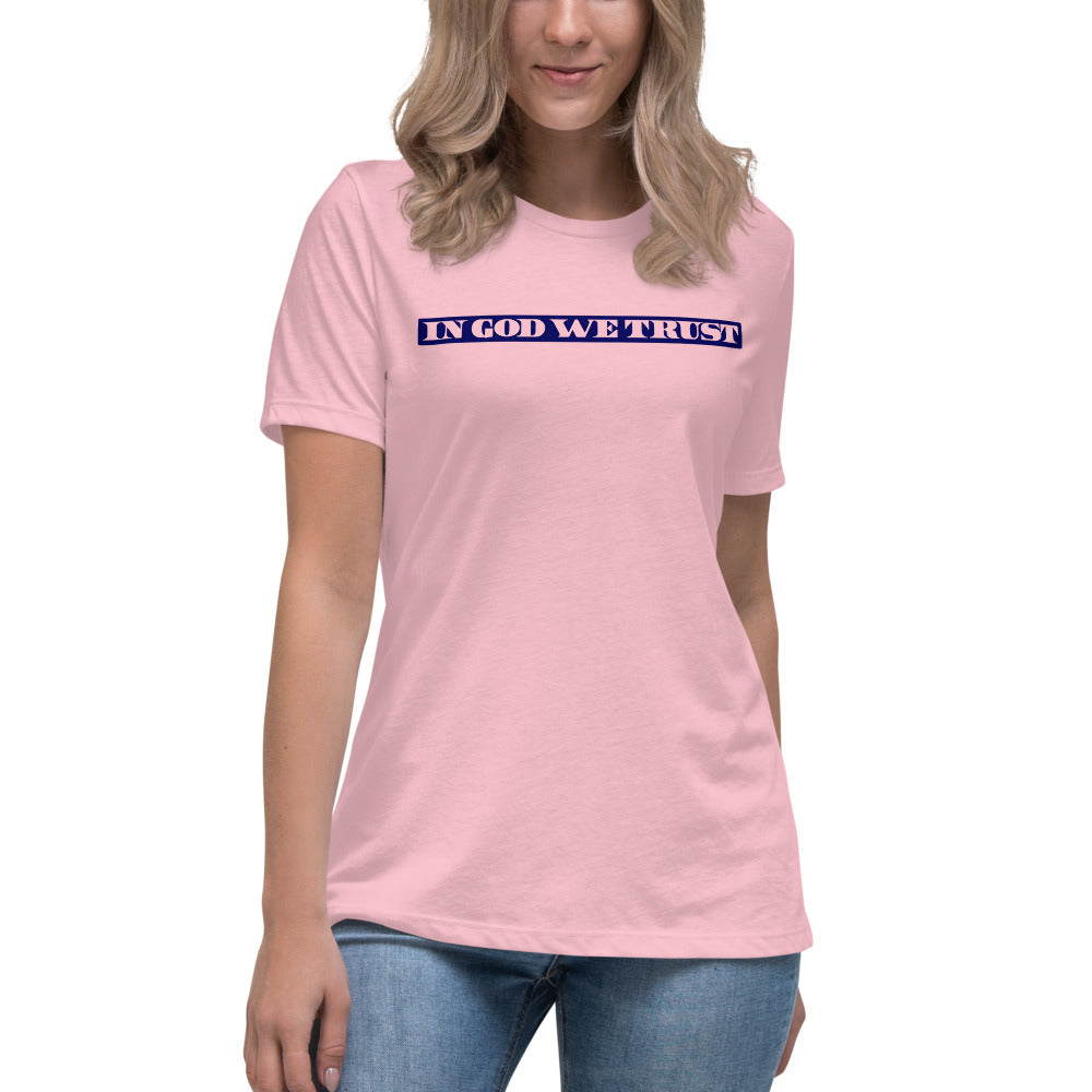 God's Trust Women's Lax-Tee