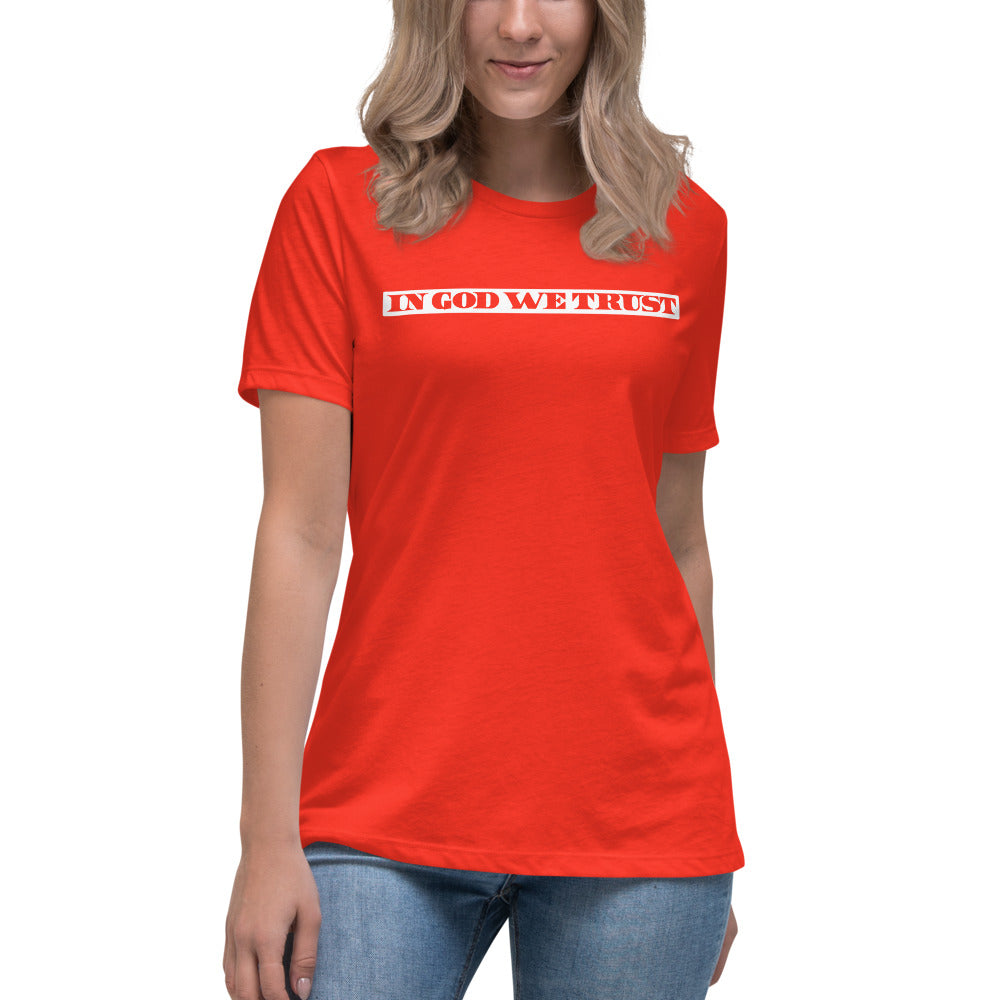 God's Trust Women's Lax-Tee