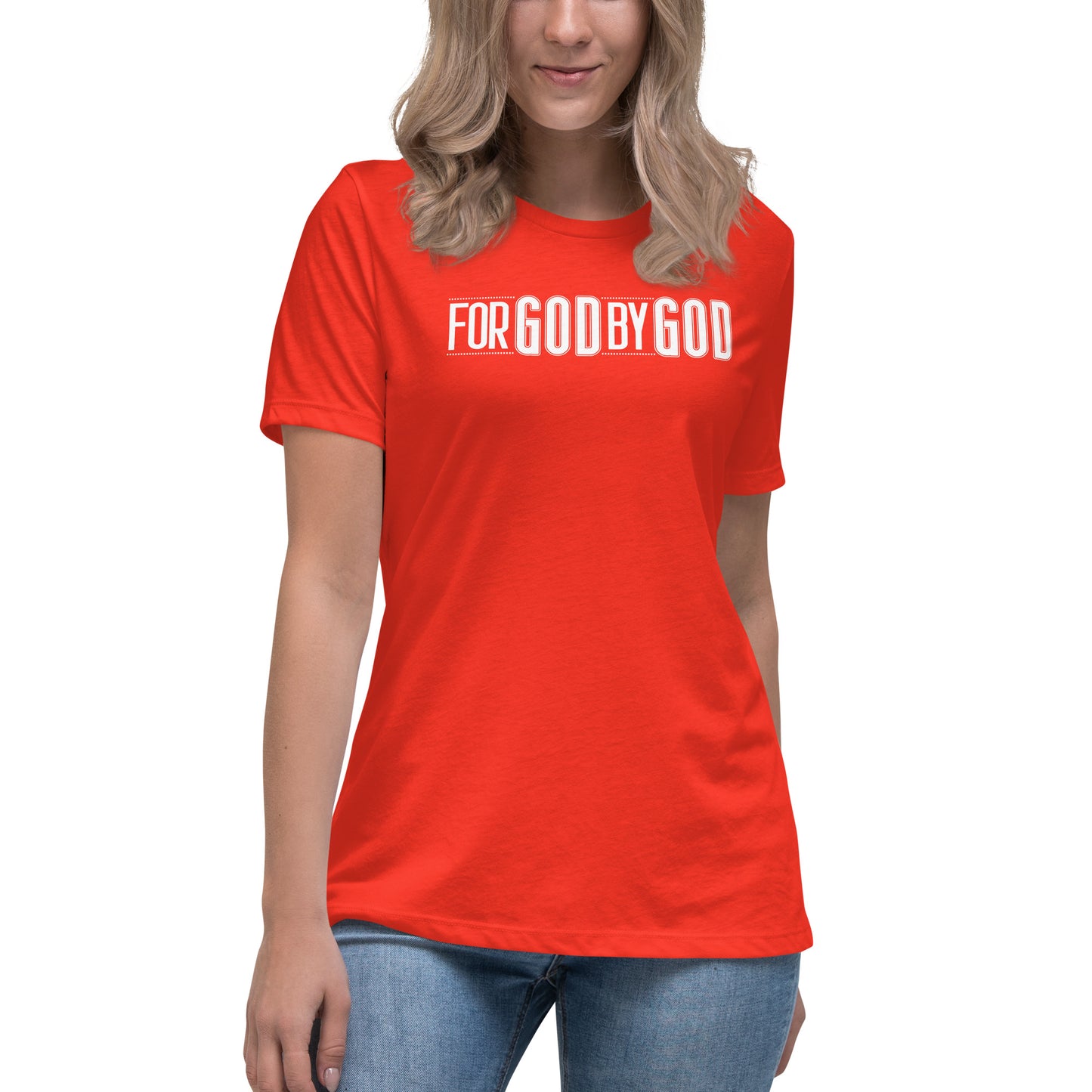 For God Women's Lax-Tee