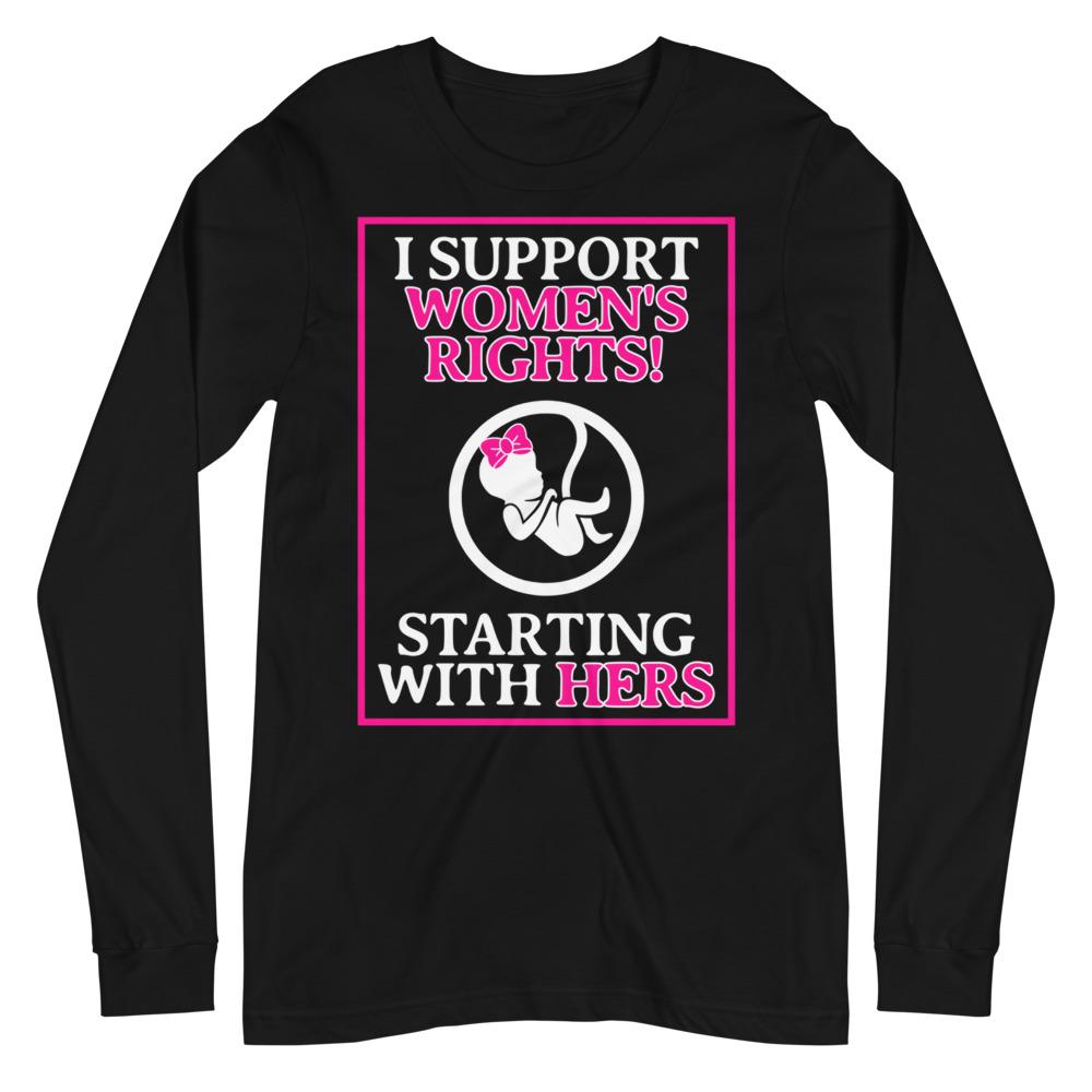 Women's Rights Sleeved Tee - Truthberry