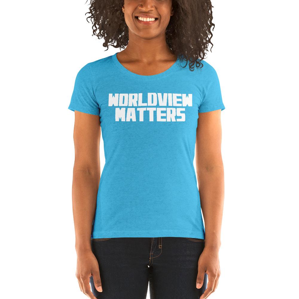 Worldview Matters Ladies' Tri-Tee - Truthberry