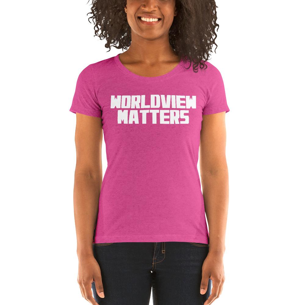 Worldview Matters Ladies' Tri-Tee - Truthberry