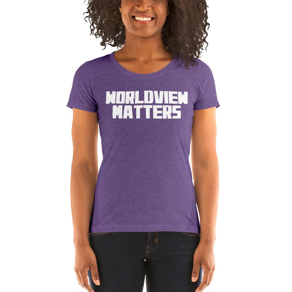 Worldview Matters Ladies' Tri-Tee - Truthberry