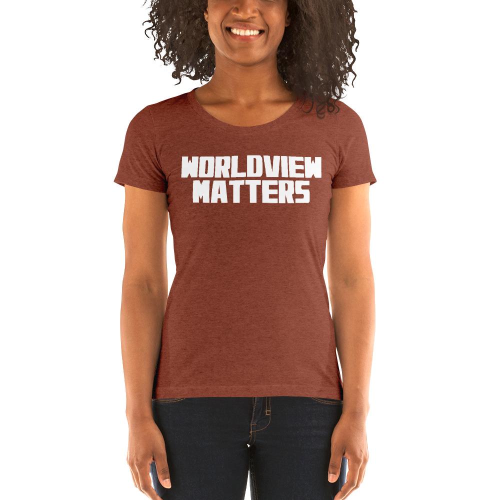 Worldview Matters Ladies' Tri-Tee - Truthberry