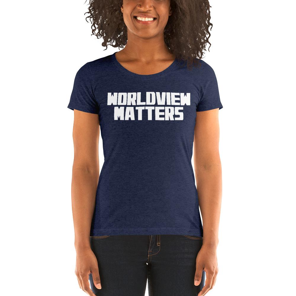 Worldview Matters Ladies' Tri-Tee - Truthberry