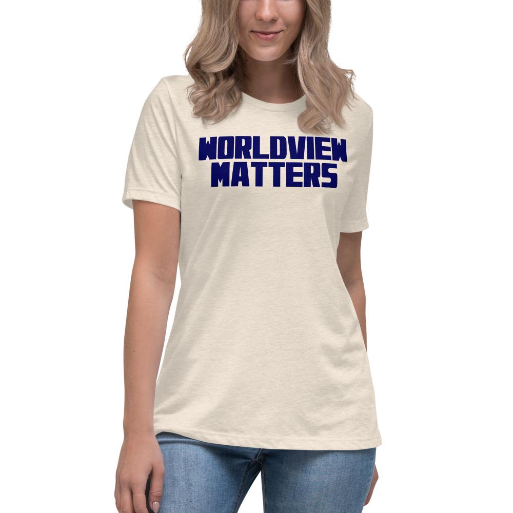 Worldview Matters Women's Lax-Tee - Truthberry