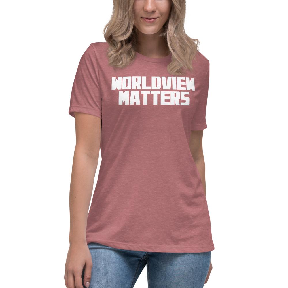 Worldview Matters Women's Lax-Tee - Truthberry